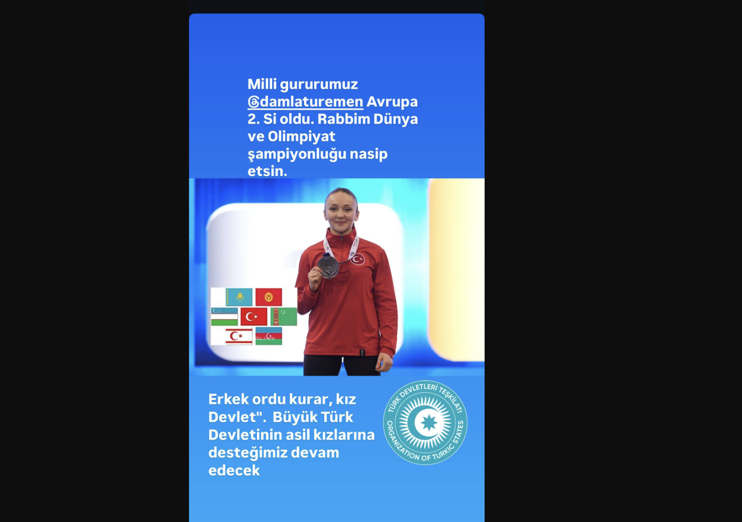 Türk Milletinin Asil Kızı Damla Su Türemen Avrupa İkincisi!