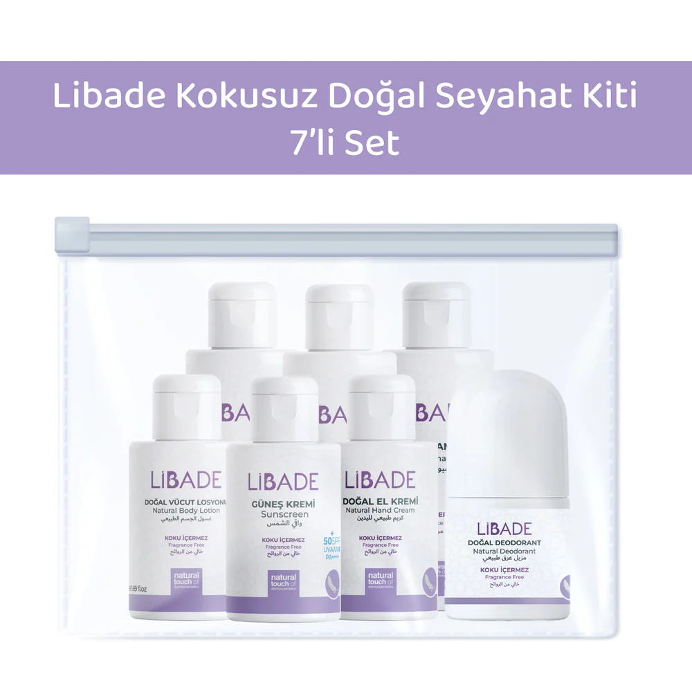Libade Kokusuz Seyahat Seti ile Seyahatinizi Rahat Geçirin