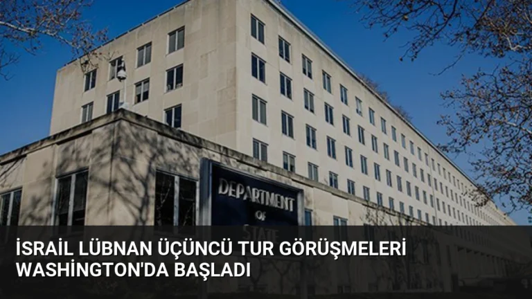 İsrail Lübnan Üçüncü Tur Görüşmeleri Washington’da Başladı