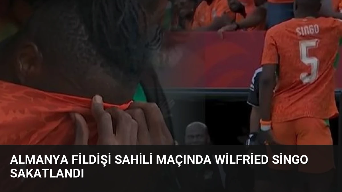 Almanya Fildişi Sahili Maçında Wilfried Singo Sakatlandı