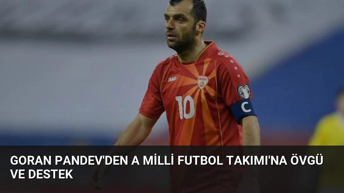 Goran Pandev’den A Milli Futbol Takımı’na Övgü ve Destek