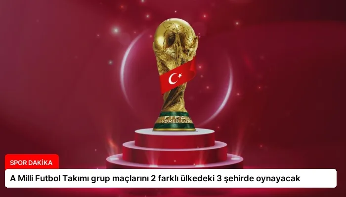 A Milli Futbol Takımı grup maçlarını 2 farklı ülkedeki 3 şehirde oynayacak