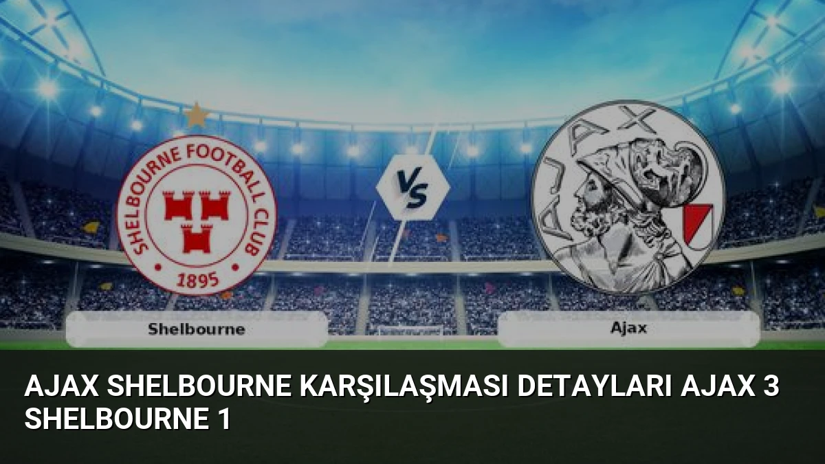 Ajax Shelbourne Karşılaşması Detayları Ajax 3 Shelbourne 1