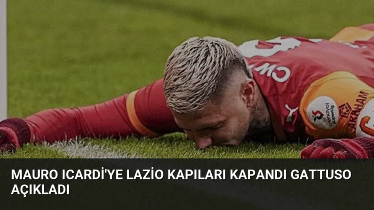 Mauro Icardi’ye Lazio Kapıları Kapandı Gattuso Açıkladı