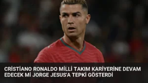 Cristiano Ronaldo Milli Takım Kariyerine Devam Edecek mi Jorge Jesus’a Tepki Gösterdi