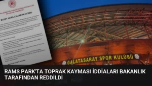 RAMS Park’ta Toprak Kayması İddiaları Bakanlık Tarafından Reddildi