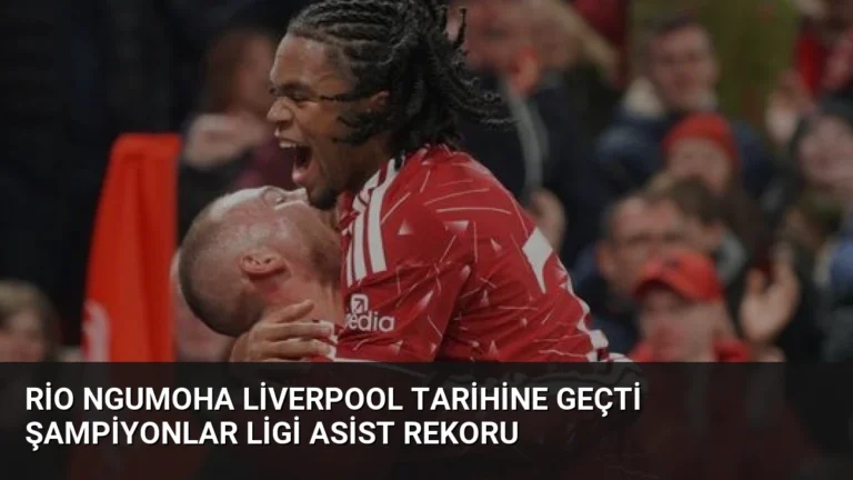 Rio Ngumoha Liverpool Tarihine Geçti Şampiyonlar Ligi Asist Rekoru